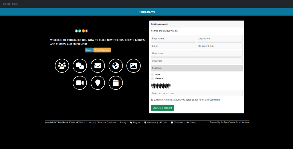 program9.click social network
